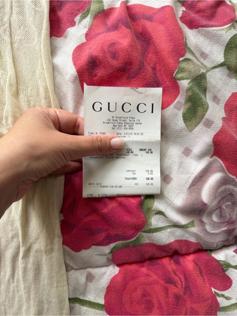 Gucci Sheer White GG Logo Tights